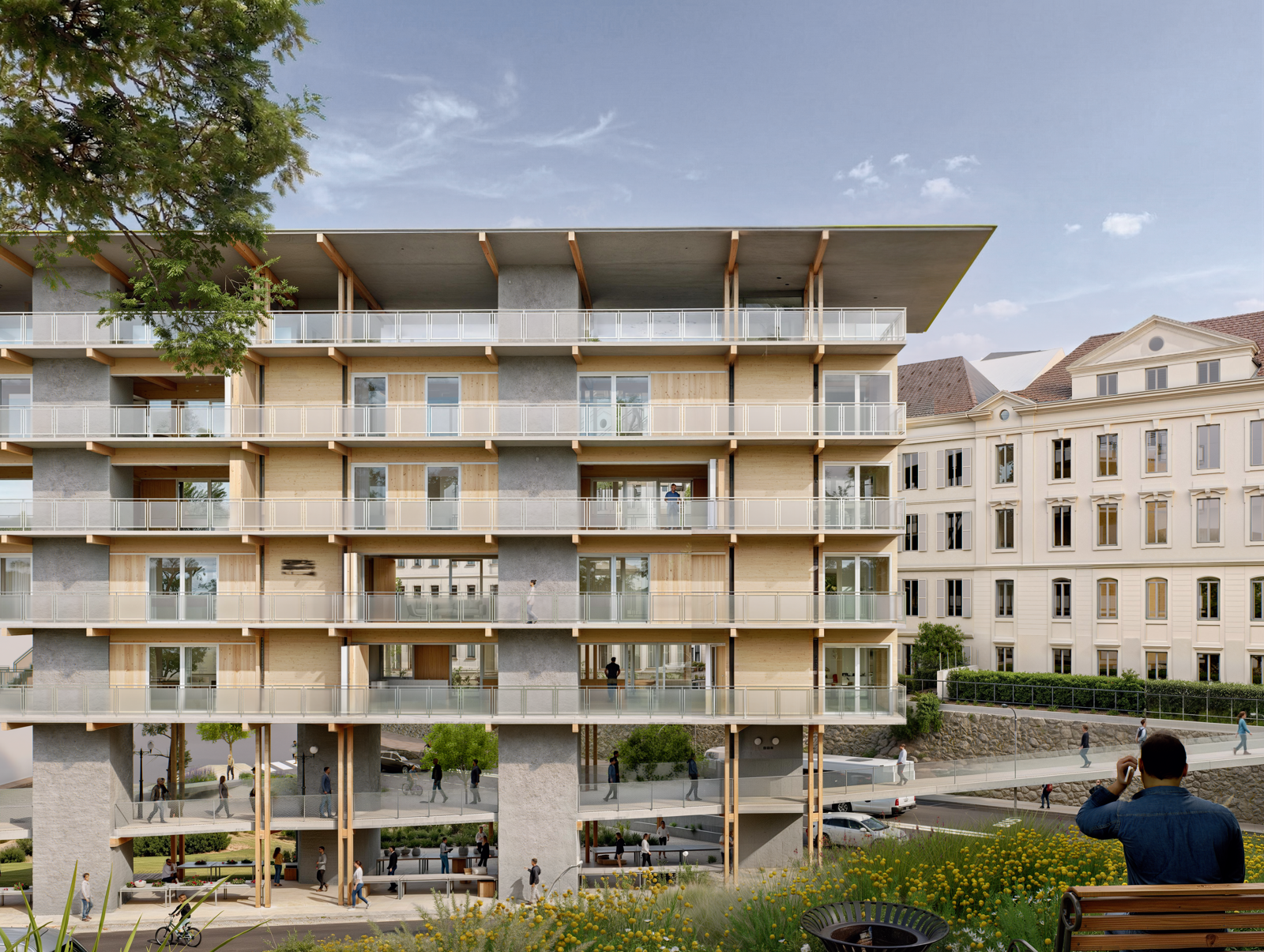 Logement collectif, vue 2 — Genève (CH)