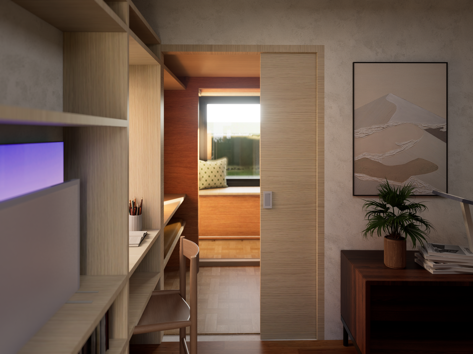 Extension en bois, vue 4 — Marcq-en-Barœul (59)