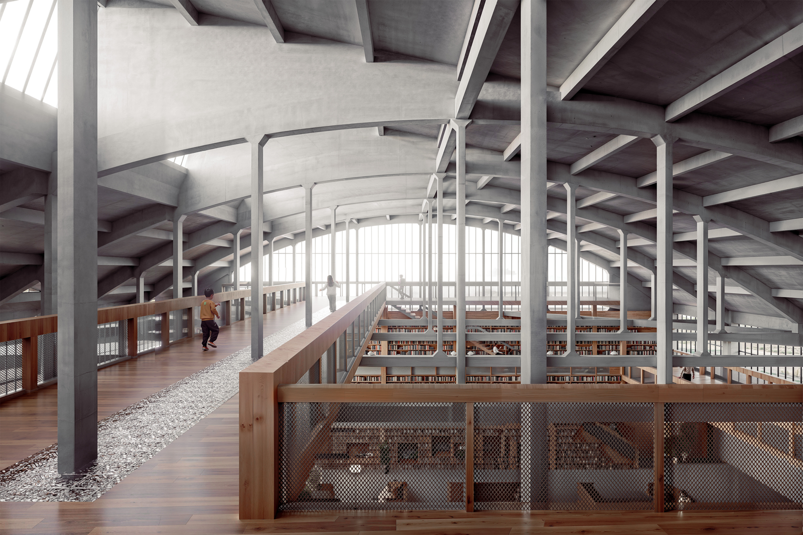 Passerelle — Halle Taponnier, Annemasse (74)